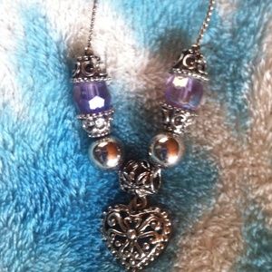 😍Very Cute Heart & Bead Necklace💖